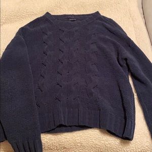 medium navy blue american eagle sweater
